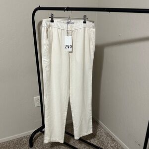 Zara Women’s Linen Cream Pants